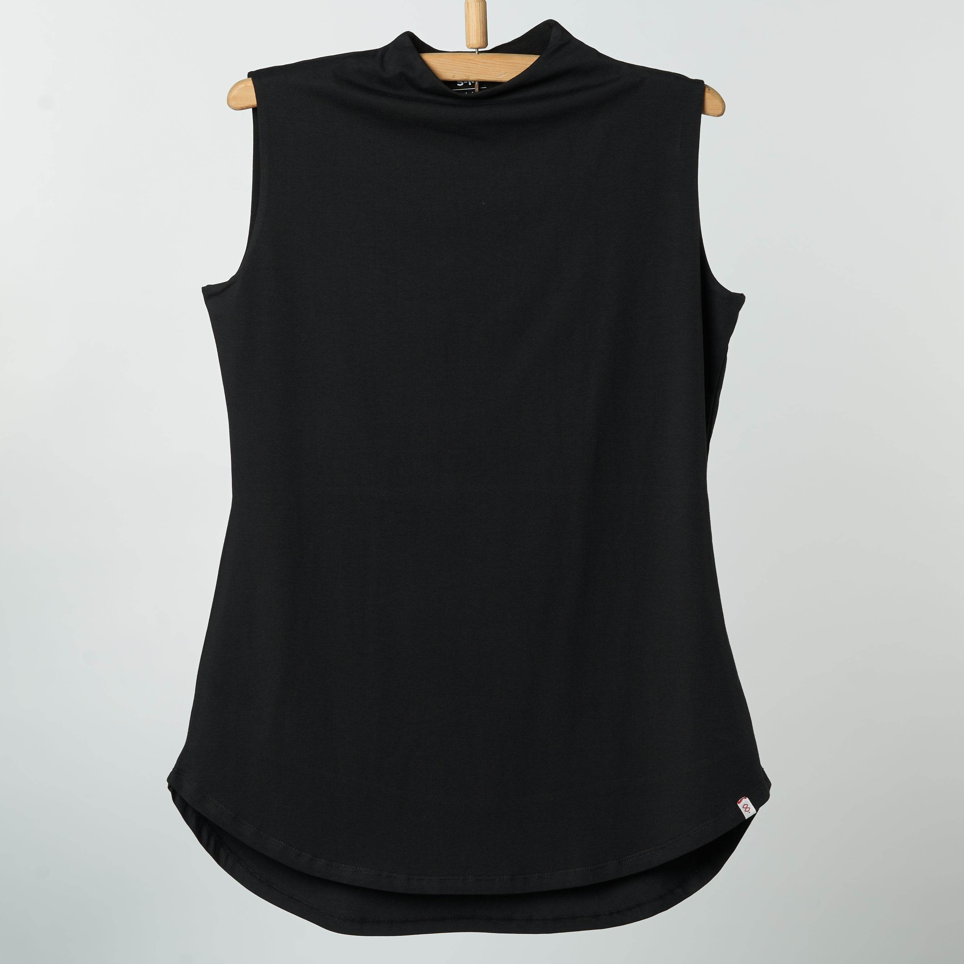Bamboo + Premium Cotton Double Layer Long Fit Sleeveless Basic T-Shirt - Breathe Everyday LTD
