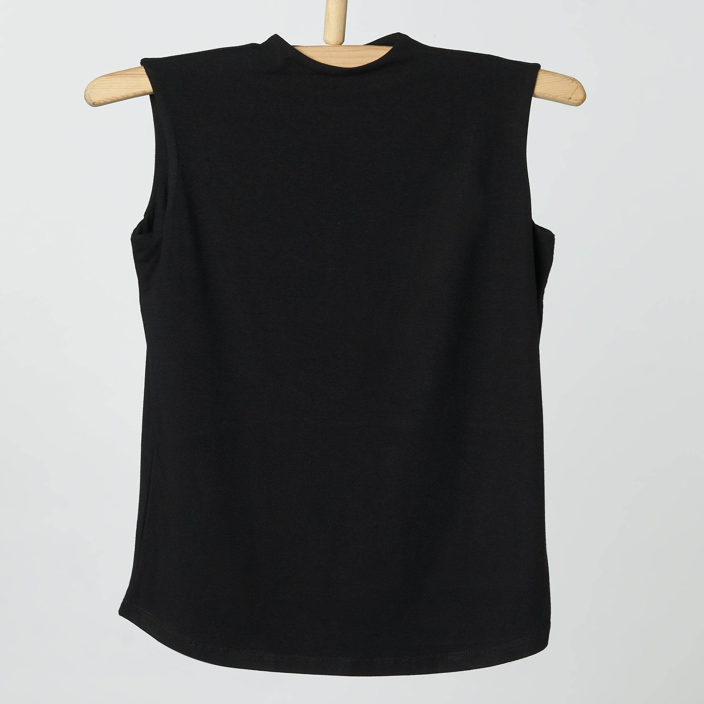 Bamboo + Premium Cotton Double Layer Short Fit Sleeveless Basic T-Shirt - Breathe Everyday LTD