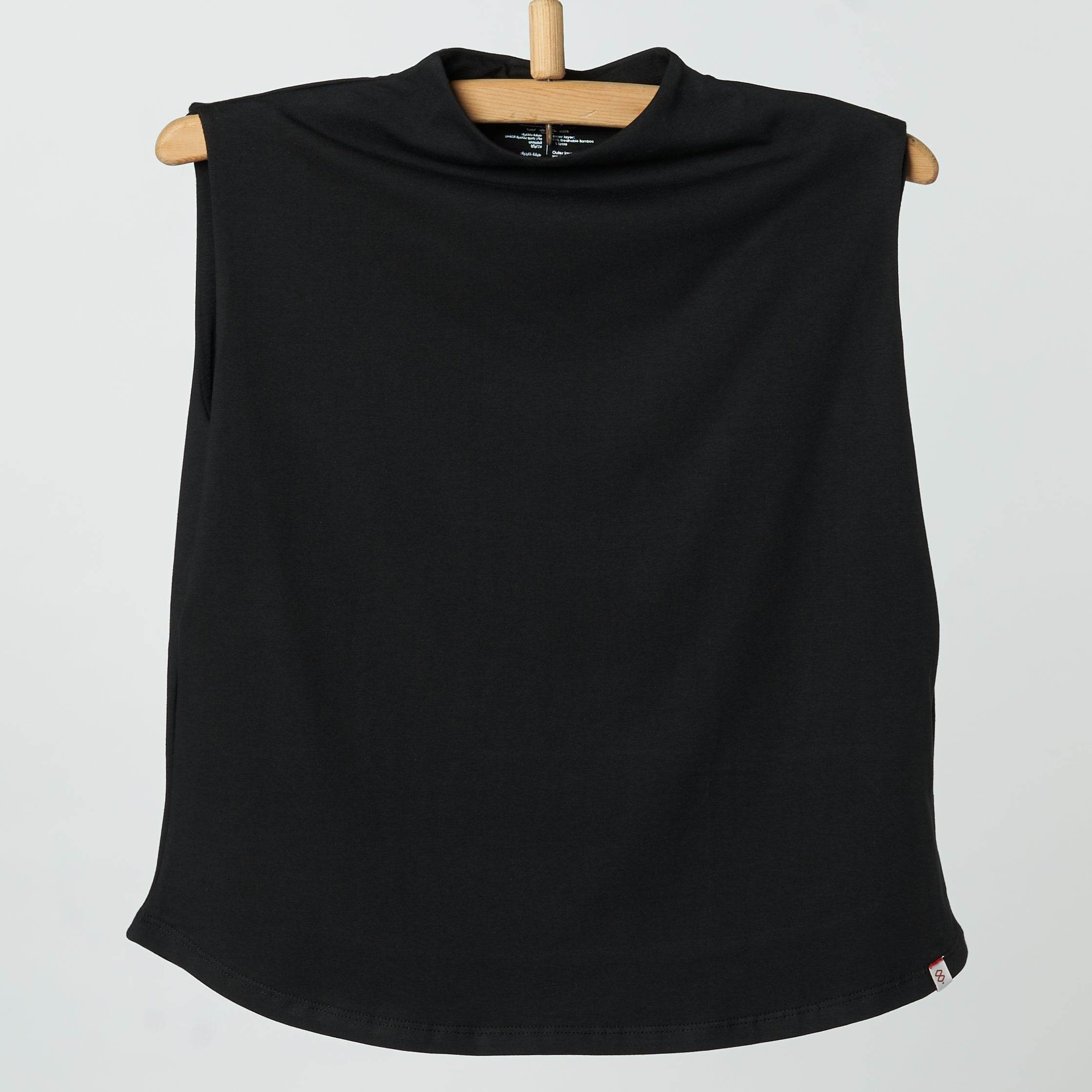 Bamboo + Premium Cotton Double Layer Short Fit Sleeveless Basic T-Shirt - Breathe Everyday LTD