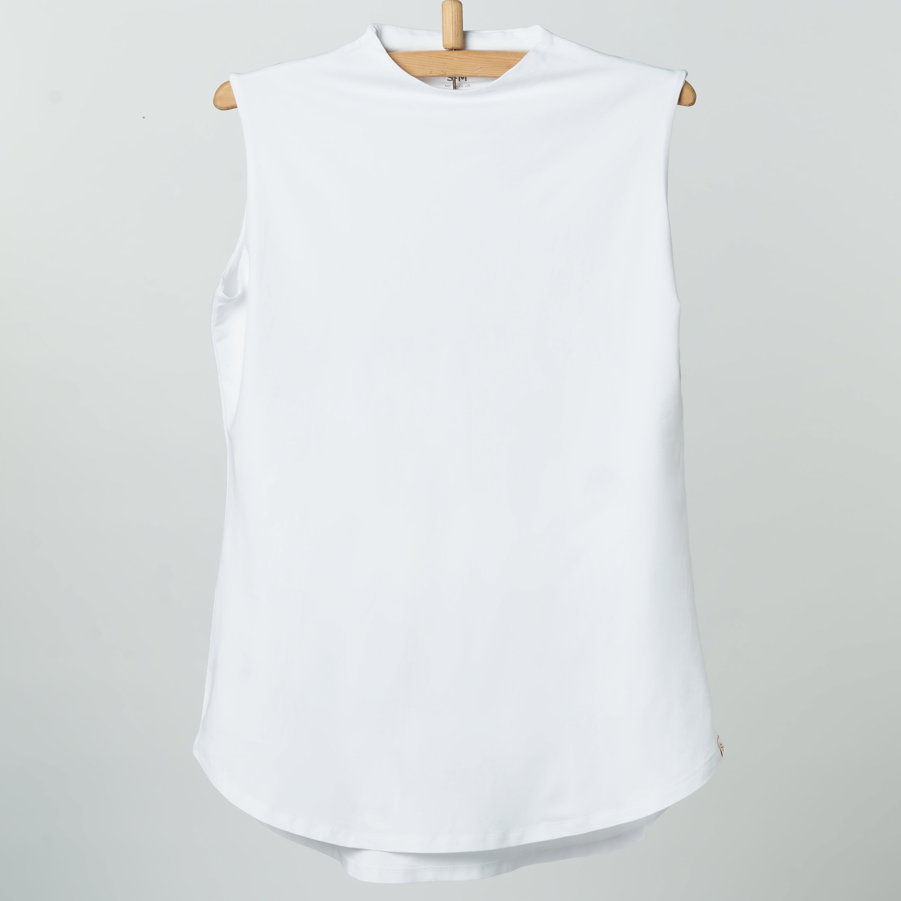 Bamboo + Premium Cotton Double Layer Long Fit Sleeveless Basic T - Shirt - Breathe Everyday LTD